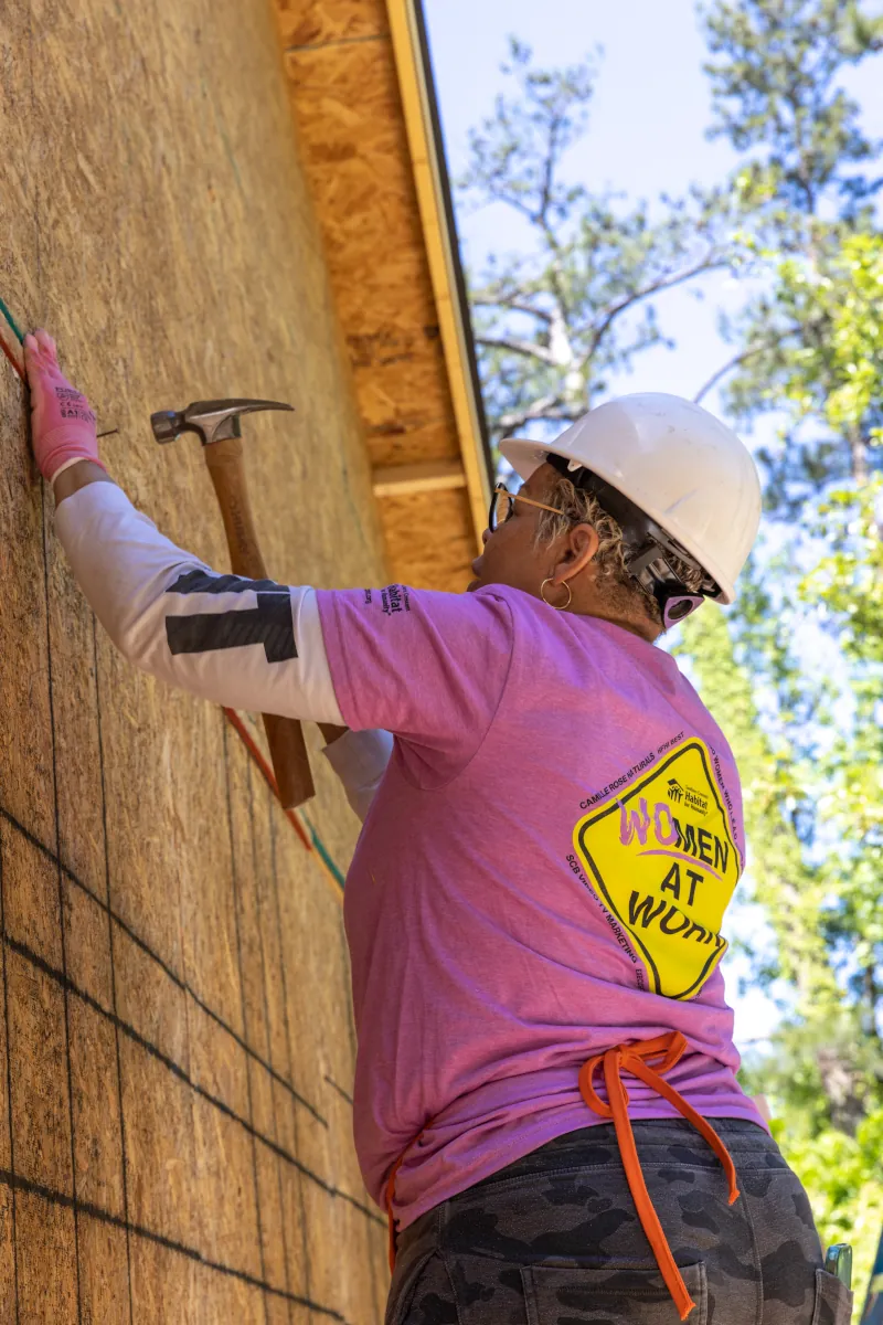 woman build